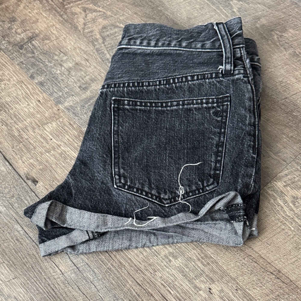 Madewell Women's Black Jean Shorts